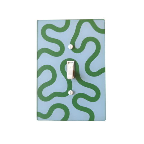 Playful Squiggles Switch Plate and Outlet Covers - Multiple Colors