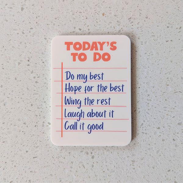 Doing My Best Motivational Fridge Magnet