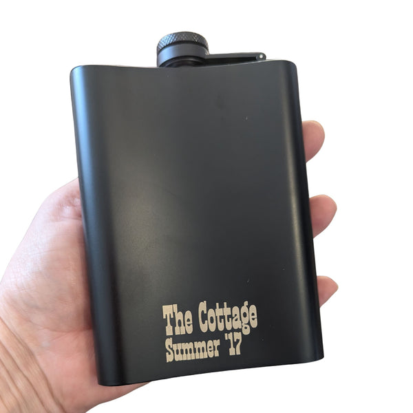 I Hate You. I Like You. I Love You. Stainless Hip Flask