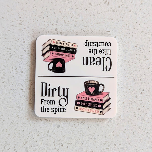 Romance Readers Clean or Dirty Dishwasher Magnet