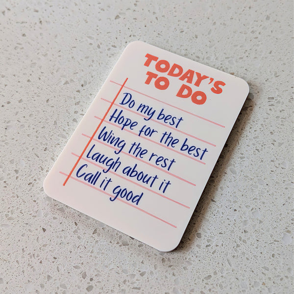 Doing My Best Motivational Fridge Magnet
