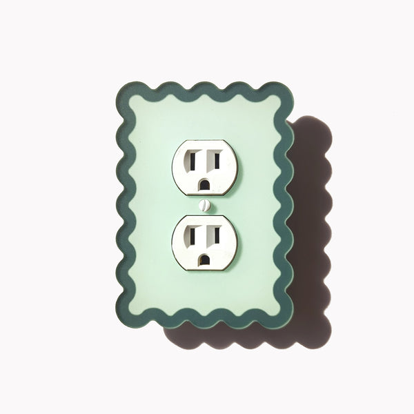 Squiggly Wiggly Switch Plate and Outlet Covers - Multiple Colors