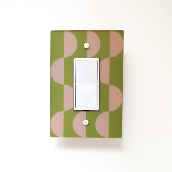 Semi Circles Switch Plate and Outlet Cover
