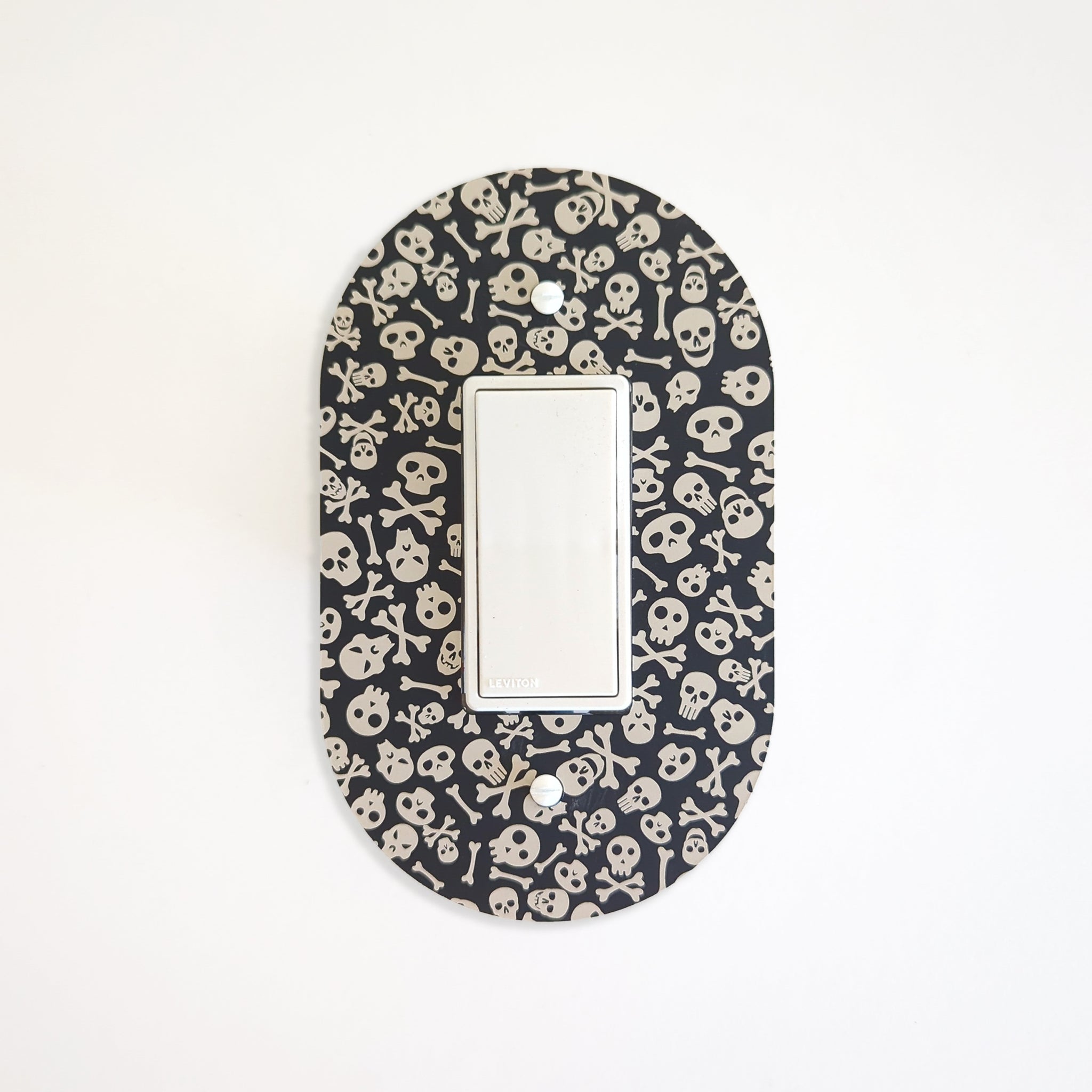 Skulls and Cross Bones Switch Plate Cover - Multiple Options