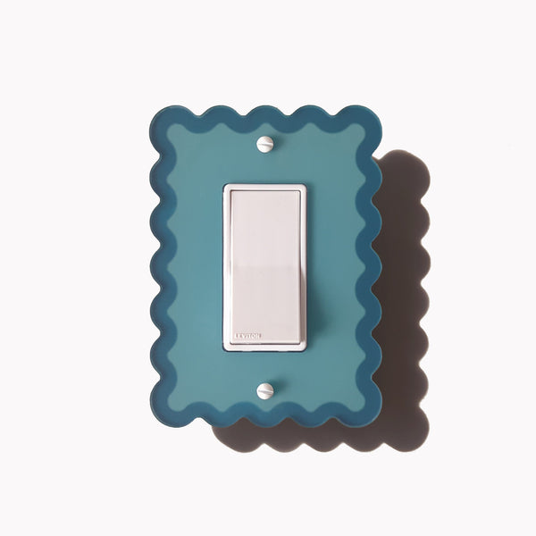 Squiggly Wiggly Switch Plate and Outlet Covers - Multiple Colors