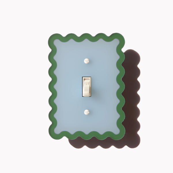Squiggly Wiggly Switch Plate and Outlet Covers - Multiple Colors