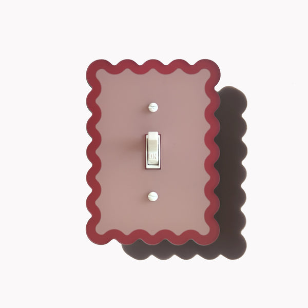 Squiggly Wiggly Switch Plate and Outlet Covers - Multiple Colors