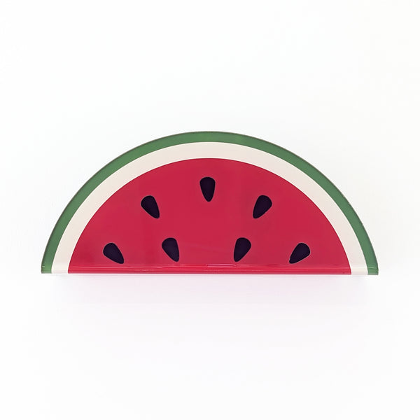 Watermelon Slice Acrylic Wall Mail Holder