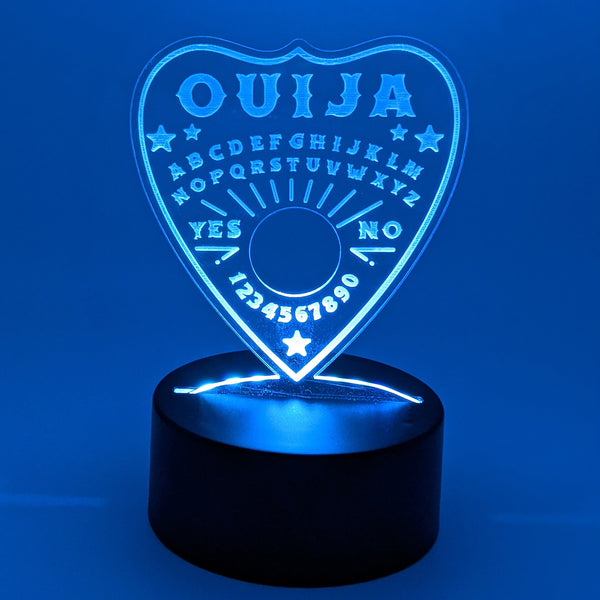 Ouija Planchette Acrylic LED Lamp