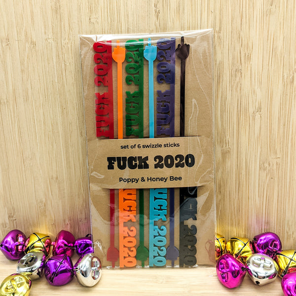 FUCK 2020 Swizzle Sticks