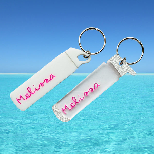 Love Island Water Bottle Keychain