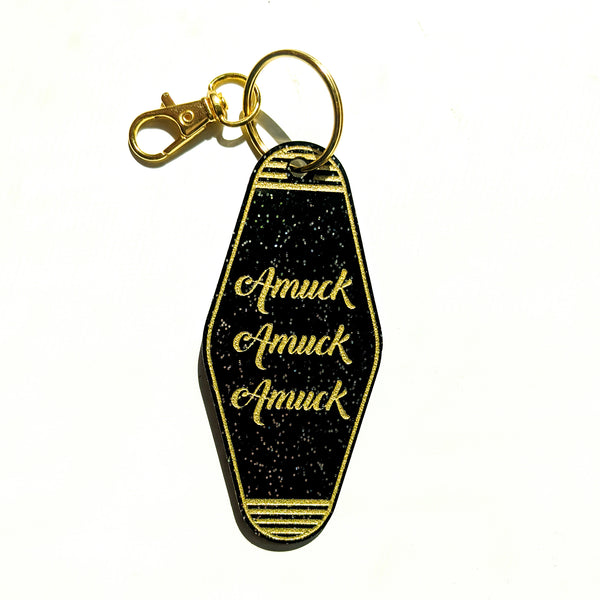 Amuck Amuck Amuck Motel Keychain