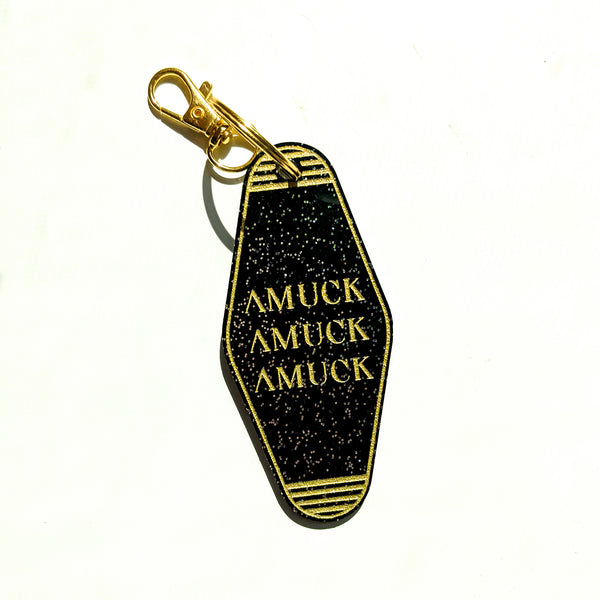 Amuck Amuck Amuck Motel Keychain