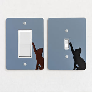 Playful Cat Switch Plate Cover