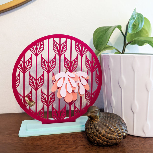 Geometric Circle Acrylic Earring Stand