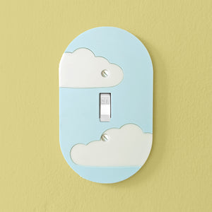 Sky of Clouds Oval Switch Plate Cover