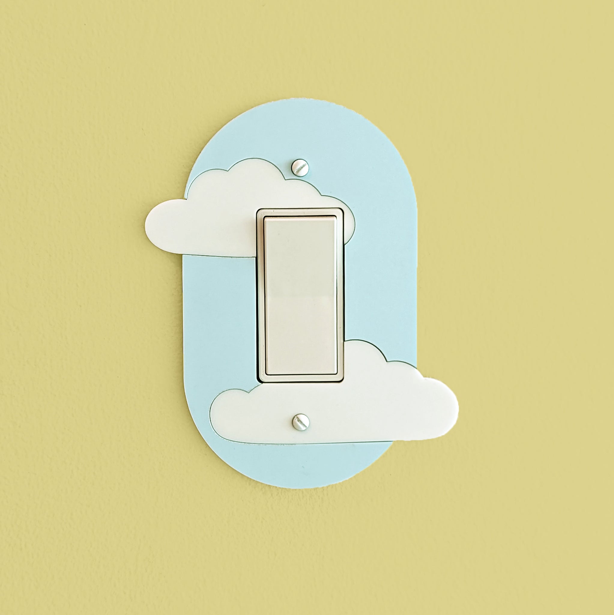 Floating Clouds Switch Plate Cover