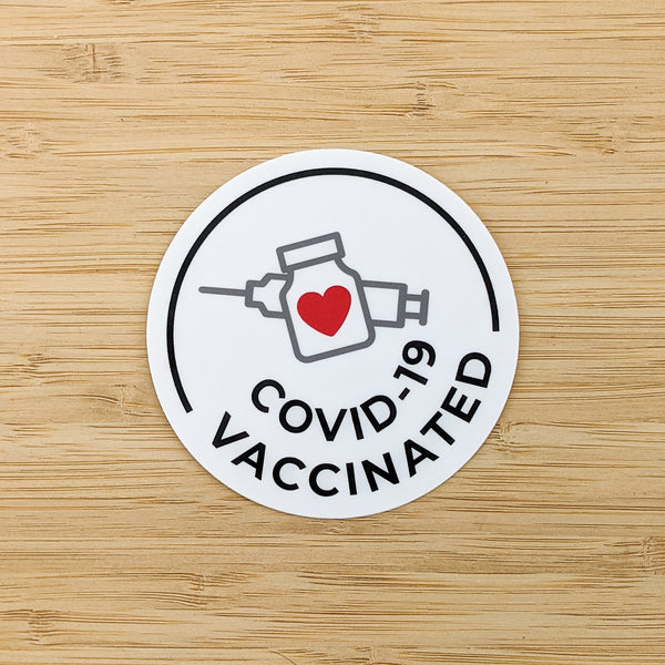 Covid-19 Vaccinated Sticker