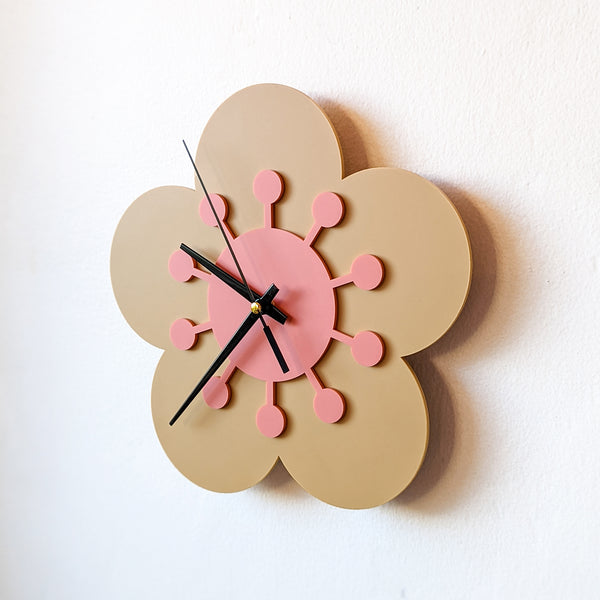 Flower Wall Clock