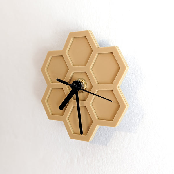 Mini Honeycomb Acrylic Wall Clock