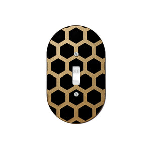 Honeycomb Oval Switch Plate Cover