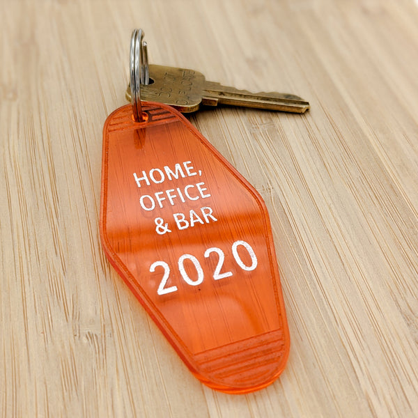 Home, Office & Bar 2020 Motel Keychain
