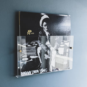 "Now Playing" Record Holder Wall Shelf
