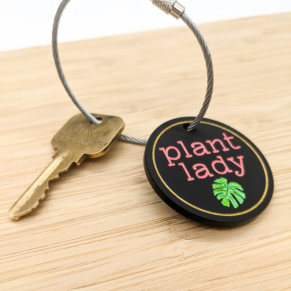 Plant Lady Keychain