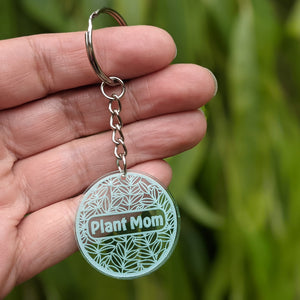 Plant Mom Keychain